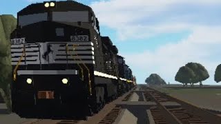 NS 8382 Pushing Intermodal K5LLA Horn Tren Mas Poderoso de Roblox