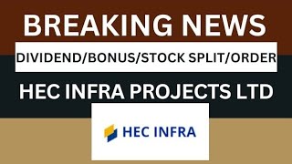 hec infra projects Breaking News | hec infra projects Latest News | hec infra projects share Target