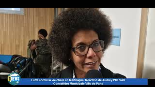 Lutte contre la vie chère en Mque. Réaction de Audrey PULVAR Conseillère Municipale Ville de Paris