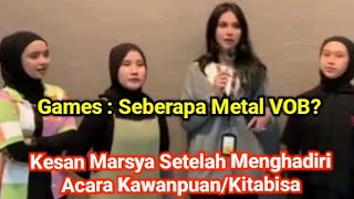 Games : Seberapa Metal Voice Of Baceprot? Kesan Marsya VOB Setelah Hadiri Acara Kawanpuan.