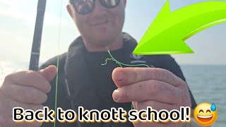 NOTE TO MYSELF - I MUST LEARN TO TIE KNOTTS