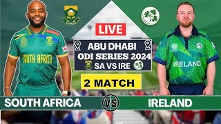 IRELAND VS SOUTH AFRICA 2ND ODI LIVE MATCH SCORES AND COMMENTARY