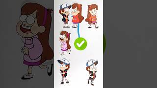 Gravity Falls Dipper & Mabel Lines Connecting Puzzle Matching Game 🎯 #shorts #art #gravityfalls