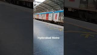 Hyderabad Metro #suburbantrain #metro #metrotravel #publictransport #local #hitechcityhyderabad