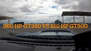 960 HP Whipple Supercharged GT350 vs Tuned 810 HP GT500