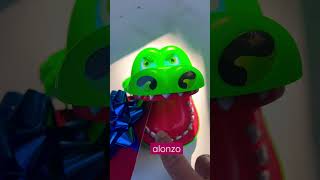 EXTREME CROCODILE DENTIST TOY BITING RIBBON #shorts #short #shortsvideo #youtubeshorts #satisfying