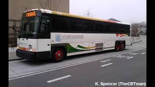 3/10/15 Golden Gate Transit 2003 MCI D4500 696 Audio Recording