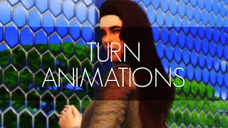 TURN ANIMATION PACK (UPDATE 0.3) | Sims 4 Animation (Download)