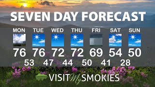 Gatlinburg and Pigeon Forge Weather for Week of November 7 2022.