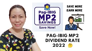 MP2 Dividend rate for 2022 magkano nga ba ang naging interest rate 🤔🤔🤔????