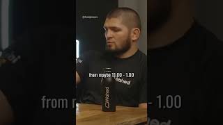 "My secret for recovery" | Khabib Nurmagomedov