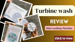 World’s smallest washing machine: Turbine wash review: Mini washing machine