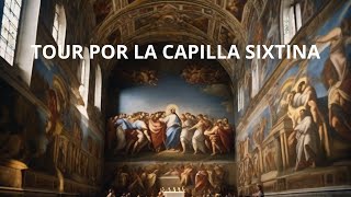 TOUR POR LA CAPILLA SIXTINA EN IA, Y CON MUSICA LIBRE DE DERECHOS DE AUTOR.