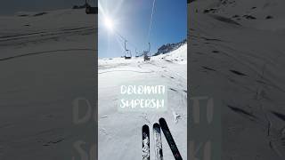 Skifahren an der Marmolada 😍🎿☃️ Warst du schon mal in Arabba in Dolomiti Superski?🤩