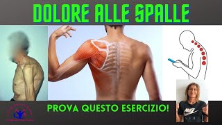 DOLORE ALLE SPALLE :L'ESERCIZIO EFFICACE