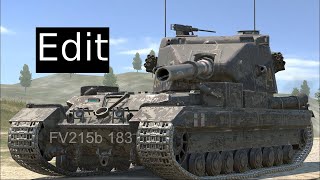 🥵 wot blitz edit fv215b 183 / вот блиц едит бабаха 🥶