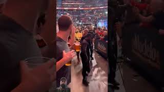 UFC Fighter drinking beers