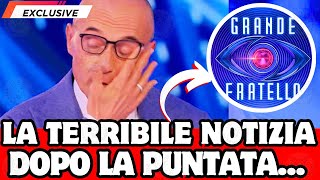 🔴 GRANDE FRATELLO: "LA TERRIBILE NOTIZIA DI POCO DOPO PUNTATA..." ALFONSO SIGNORINI IN LACRIME!