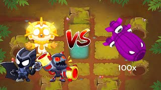 True Sun God, The Anti Bloon & Legend of the Night vs 100 BAD Bloons BTD6