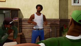 GTA SA DE Mission #7  - Nines and AK's