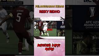 kartu merah Rizky ridho. #timnasindonesia #shintaeyong #pssi #afc #shorts #videoshort