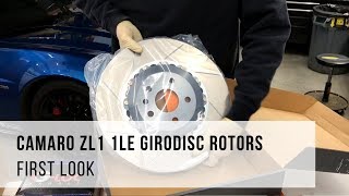 Camaro ZL1 1LE track upgrades - NEW PARTS - Girodisc brake rotors