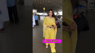 Nora Fatehi looks gorgeous in Yellow dress | Bollywood