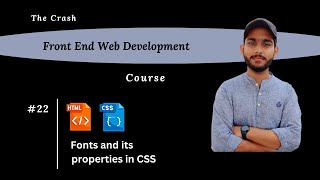 Fonts and its properties in CSS | frontend development course # 22 | ProgramWithKashif