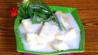 SINGKONG THAILAND LUMER ENAK BANGET // Thai cassava with melted coconut milk is really delicious