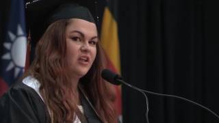 Gabrielle Armstrong '16, 2016 Kettering Universiy Student Commencement Address