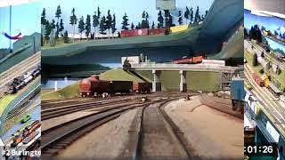 Virtual train ops at Burr Stewart's HO BN model railroad for 4DPNR 1 Oct 2020