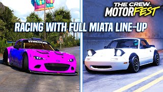 Grand Race With Full Mazda MX-5 Miatas Lineup - The Crew Motorfest Grand Race