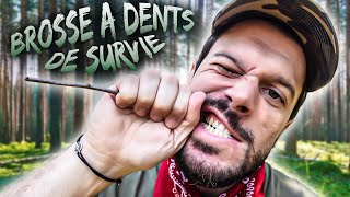 COMMENT FABRIQUER UNE BROSSE À DENTS DE SURVIE ? | KIT 2 MINUTES #20