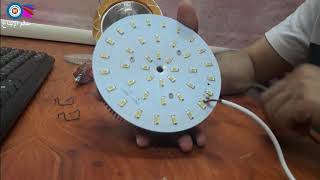 شرح طريقة إصلاح لمبة الد بطريقة جدا سهلة   FAST & EASILY REPAIR LED BULB AT HOME