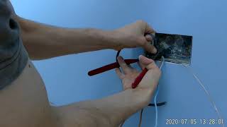 Video- 40 - I talk about how I strip and 2nd fix a double socket