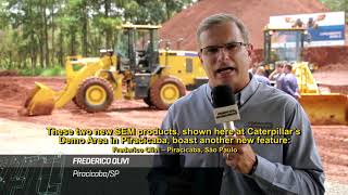 A TV Program of SEM D Series Wheel Loader (Tier III) Brazil Launch Event on a Brazilian TV Channel