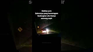 Gabisa Yura, Aku hanya supir