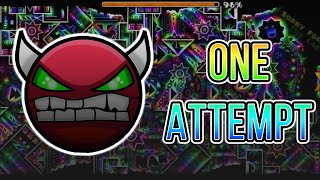 Geometry Dash| PLAYING ONE ATTEMPT ON EVERY DEMON I EVER BEAT!!!