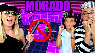 VANESA NOS PROHIBE TOCAR EL COLOR MORADO EN STUMBLE GUYS