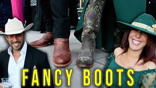 Gala Glamour: Stunning Fancy Cowboy Boots on Display!