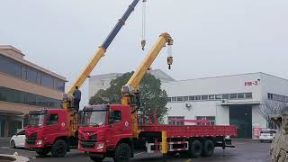 10t Standard Tonnage Straight Arm Small Lorry Mounted Crane