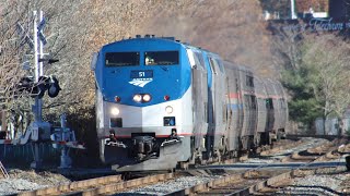 Brief Thanksgiving railfanning in Ashland MA 11/23/17