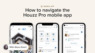 Houzz Pro App 101