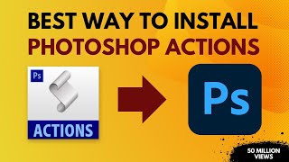 How to Install Action in Adobe Photoshop - Vectoria Animation