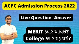 acpc Admission process 2022 live Q and A  | Vidyapur Education