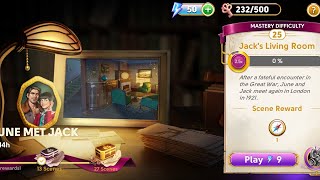 June's Journey Secrets 6 - Scene 25 - Jack's Living Room - 🚫 loading screen, Word - August 2023