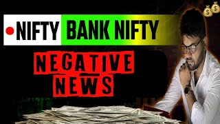 Negative News - Negative Market | Nifty and BankNifty Prediction for 3rd July