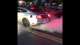 MUSTANG BURNOUT #shorts