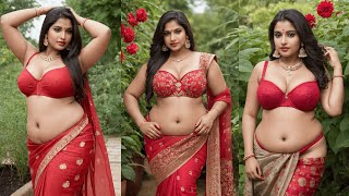 [4K] AI [Beautiful Indian Saree Fashion and stylish beauty Design Ideas for Women  All Size Prat 75