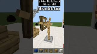 5 mini build hack Minecraft #minecraft #buildhacks